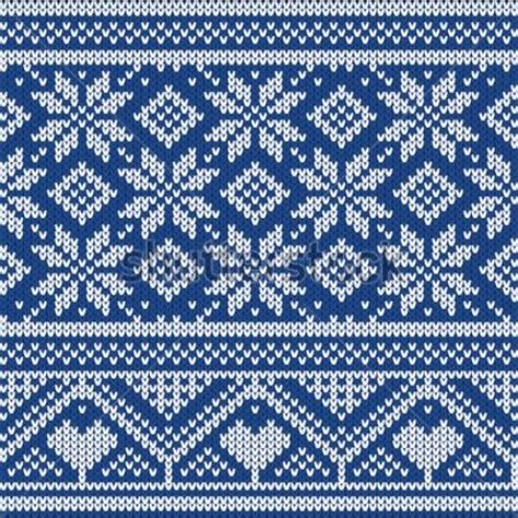 Схемы вязания зимнего жаккарда спицами Seamless Knitting Patterns, Fair ...