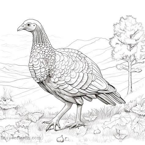 Turkey Coloring Pages Gobble Up Some Fun