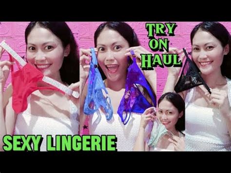 Sexy Lingerie Try On Haul YouTube