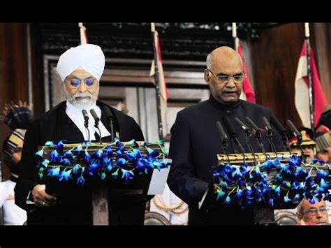 Shri Ram Nath Kovind Takes Oath As Th President Of India Youtube