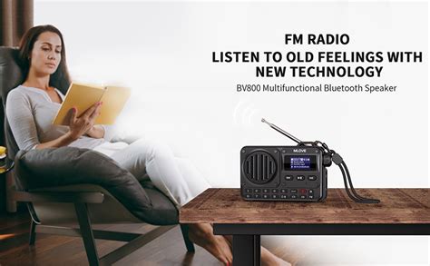 MLOVE BV800 Bluetooth Speaker, Wireless Speaker Portable Bluetooth ...