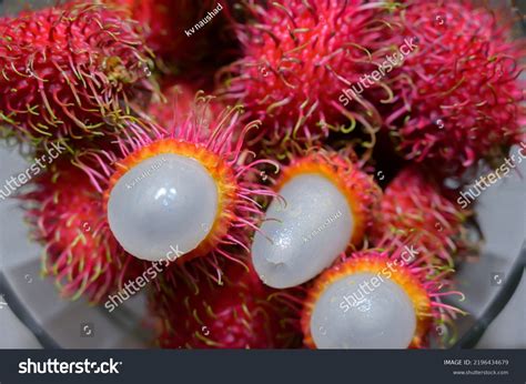 Rambutan Fruit Image Kerala South India Stock Photo 2196434679