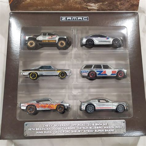 HOT WHEELS ZAMAC PREMIUM BOXSET SILVERADO BMW DODGE DATSUN CUDA FORD SHELBY Hobbies Toys