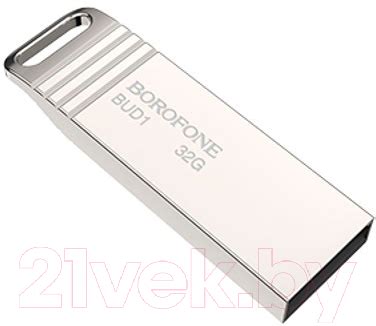 Borofone BUD1 32Gb (серебристый) Usb flash накопитель (флешка) купить в ...