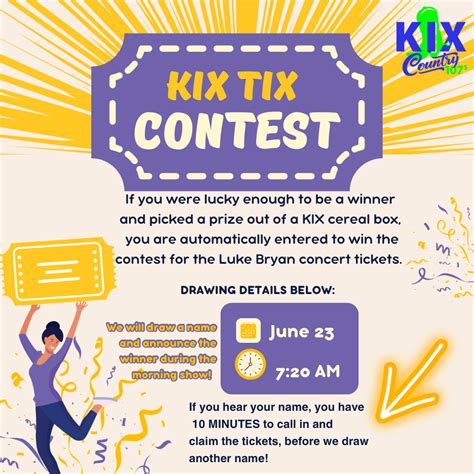 I Won A Kix Cereal Box Now What Kix Country 1075