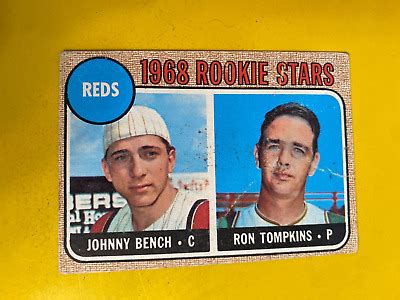 Da Topps Rookie Stars Johnny Bench Rc Ebay