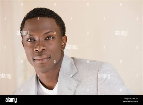 Serious Haitian Man Stock Photo Alamy