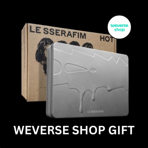 Le Sserafim Hot Tin Case Ver Weverse Shop Gift Kpop Ro Shop