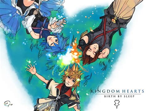 Kingdom Hearts Birth By Sleep Aqua Wallpaper