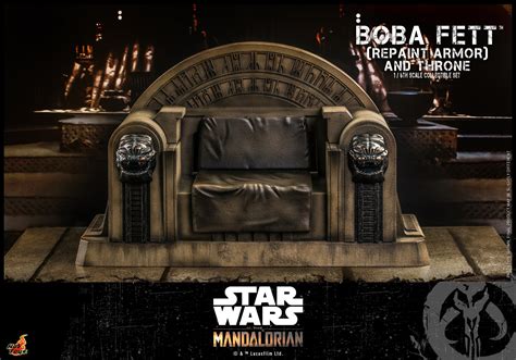 HOT TOYS Boba Fett Repaint Armor And Throne Set Sixth Scale Figure Mintinbox