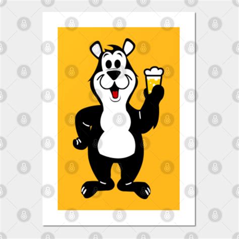 Hamm's Bear Beer Mascot - Beers - Posters and Art Prints | TeePublic