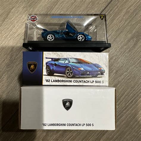 Jual Hot Wheels Lamborghini Countach Rlc Blue Biru Shopee Indonesia