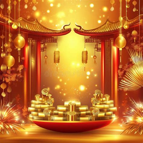 New Year Theme For Game Or Anime Stock Photo Image Of Zodiac