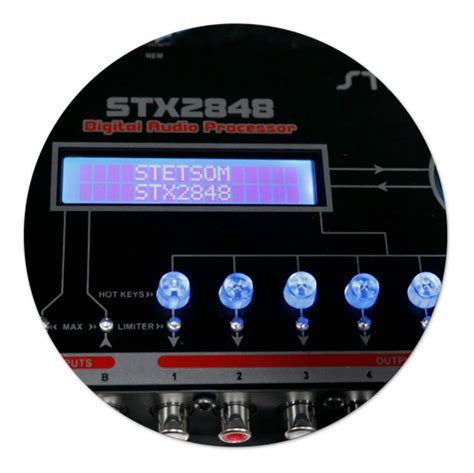 Processador De Áudio Stetsom Stx 2848 Sequenciador Frete grátis