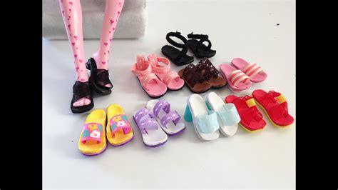 How To Make Doll Shoes Youtube