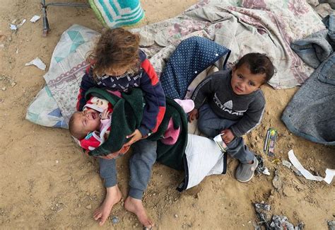 As Gazas Hunger Crisis Worsens Emaciated Children Seen At Hospitals