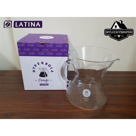 Jual Latina Hyperbola Carafe 420ML Coffee Server Decanter 420 ML