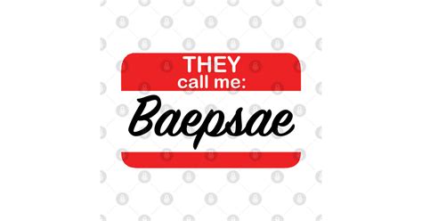 Bts Baepsae Nametag Bts T Shirt Teepublic