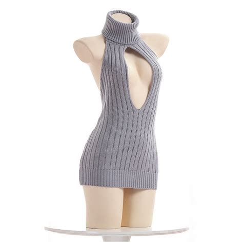 Softening Sexy Playsuit Godaan Temptation Erotic Sex Turtle Neck Sweater Shopee Malaysia