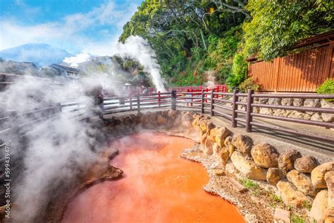 Beppu Japan Nov Kamado Jigoku Hot Spring In Beppu Oita The Town Is Famous For Its
