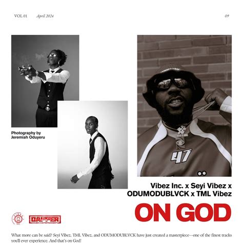 On God Feat Odumodublvck Single Album By Seyi Vibez Tml Vibez