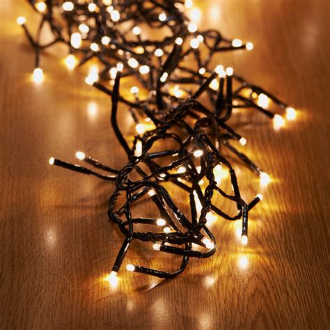 B&M: 480 LED Cluster Christmas Lights - Warm White | Decorations, Xmas