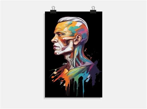 Póster Cartel De Emociones Cyborg Cyberpunk Cartel Decoración Moderna