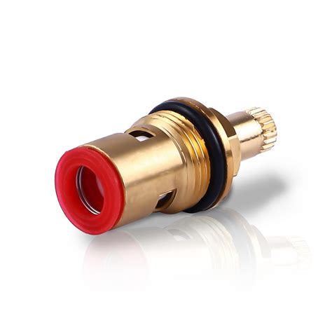 Oem Custom Hot And Cold All Copper Ceramic Water Stop Valve Core Opening Red And Opening Blue