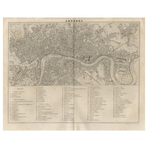 John Rocque Map of London at 1stDibs | rocque map london, john rocque
