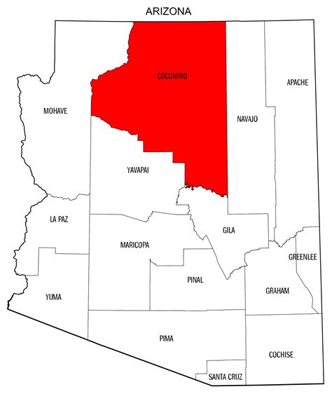 Map Of Coconino County Arizona Fsu Spring Break 2024