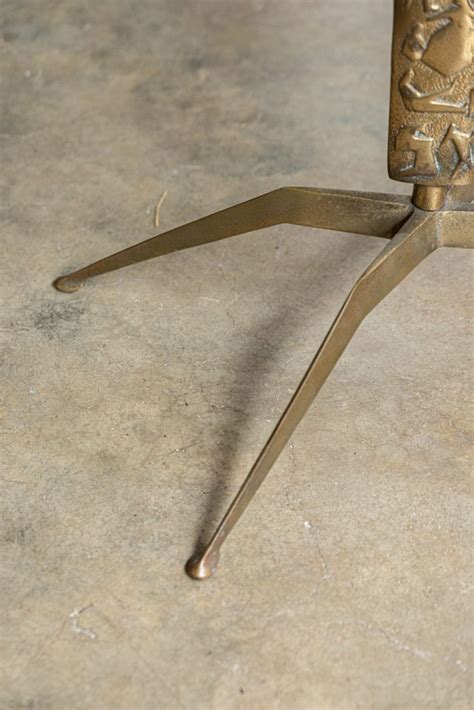 Brass Side Table 8023 Retrouvius