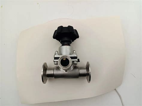 L Stainless Steel Biopharmaceutical Way Diaphragm Valve With