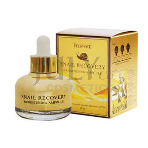 DEOPROCE. DEOPROCE SNAIL RECOVERY BRIGHTENING AMPOULE - купить в ...