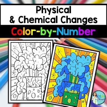 Physical & Chemical Changes Color-by-Number by Science Chick | TPT