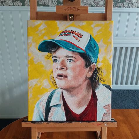 Dustin Stranger Things Nick Paints Surrey Based Artist