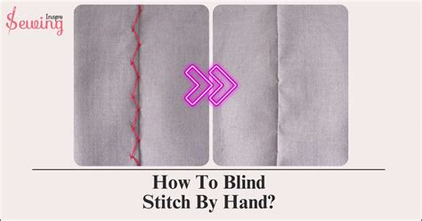 blind stitch  hand  blind stitch steps
