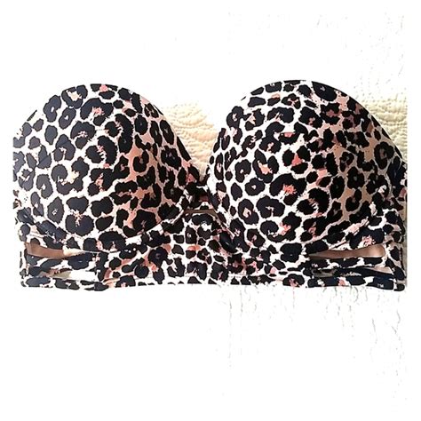 Xhilaration Swim Leopard Print Bikini Top Poshmark
