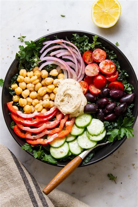 Mediterranean Kale Salad The Simple Veganista