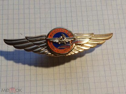 Авиация. Знак, крылья пилота Авиакомпаниия Пятигорское авиапредприятие ...
