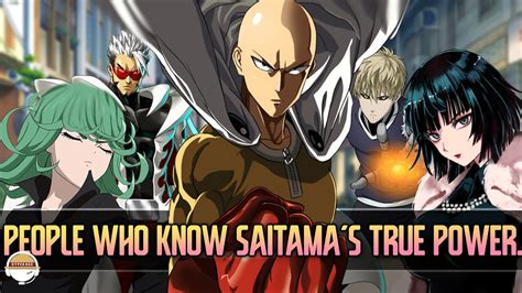 All 13 One Punch Man Characters Who Know Saitama S True Power YouTube