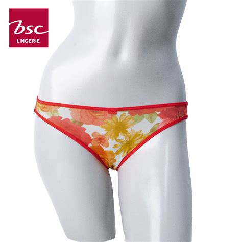 BSC กางเกงชนใน แบรนดดง เกรด A ทรง BIKINI ผาไมโครพพมพลาย เนอนม SU0090 SE6P76 OR5