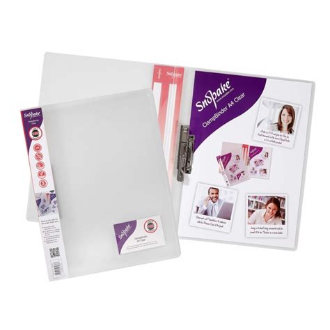 Clamp Binder Clear A4 - BOSS - School and Office Supplies