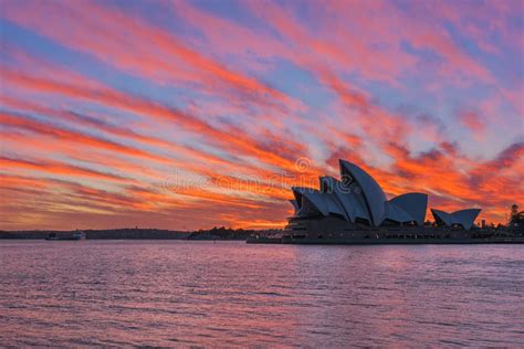 Sydney Opera House At Sunrise In Sydney Australia Editorial Stock Photo
