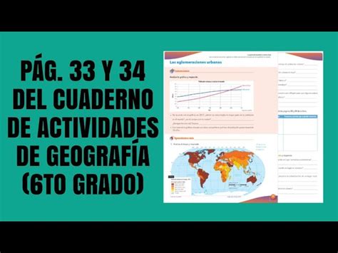 Geografia Actividades To Grado Contestado Pag Del Cuaderno De