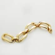 18kt Gold Rope Link Bracelet Elizabeth Bruns Inc