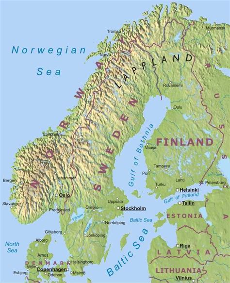 Scandinavia | Scandinavië, Noorwegen, Denemarken