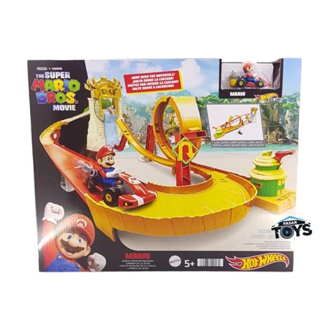 Jual Toys Hot Wheels The Super Mario Bros Movie Track Set Jungle Kingdom Raceway Shopee Indonesia