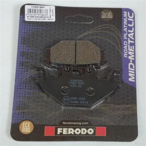 Plaquette de frein Ferodo pour Quad Sym 600 Quadraider 2007 à 2014 AV