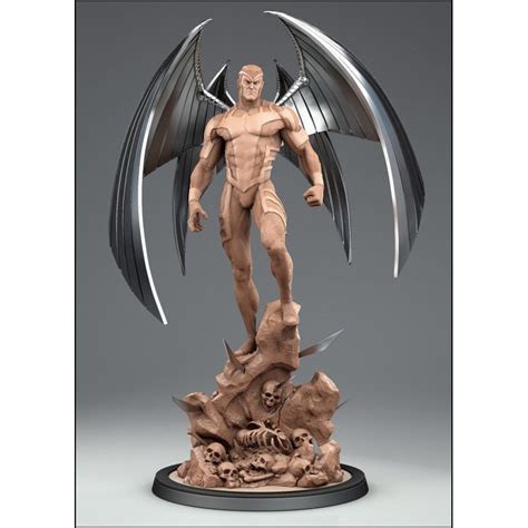 Archangel Diorama Statue Stl Files For 3d Print 3d Kiee Shop