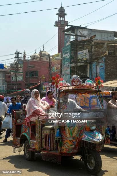 pakistani rickshaw stock  high res pictures  images